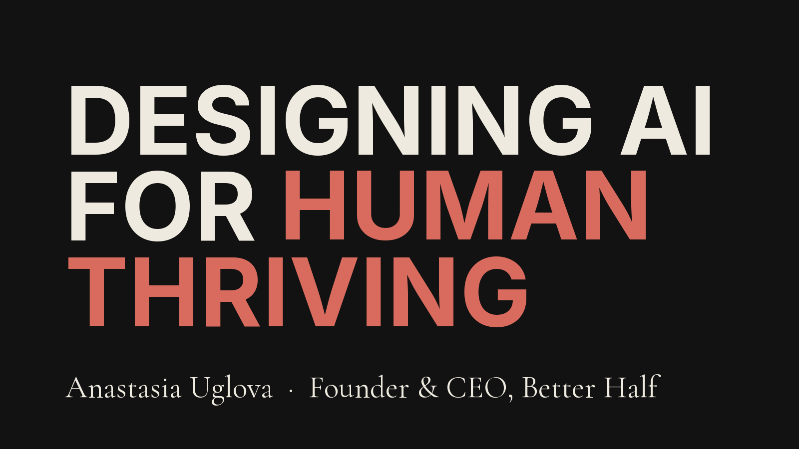 Designing AI for Human Thriving — SXSW 2026